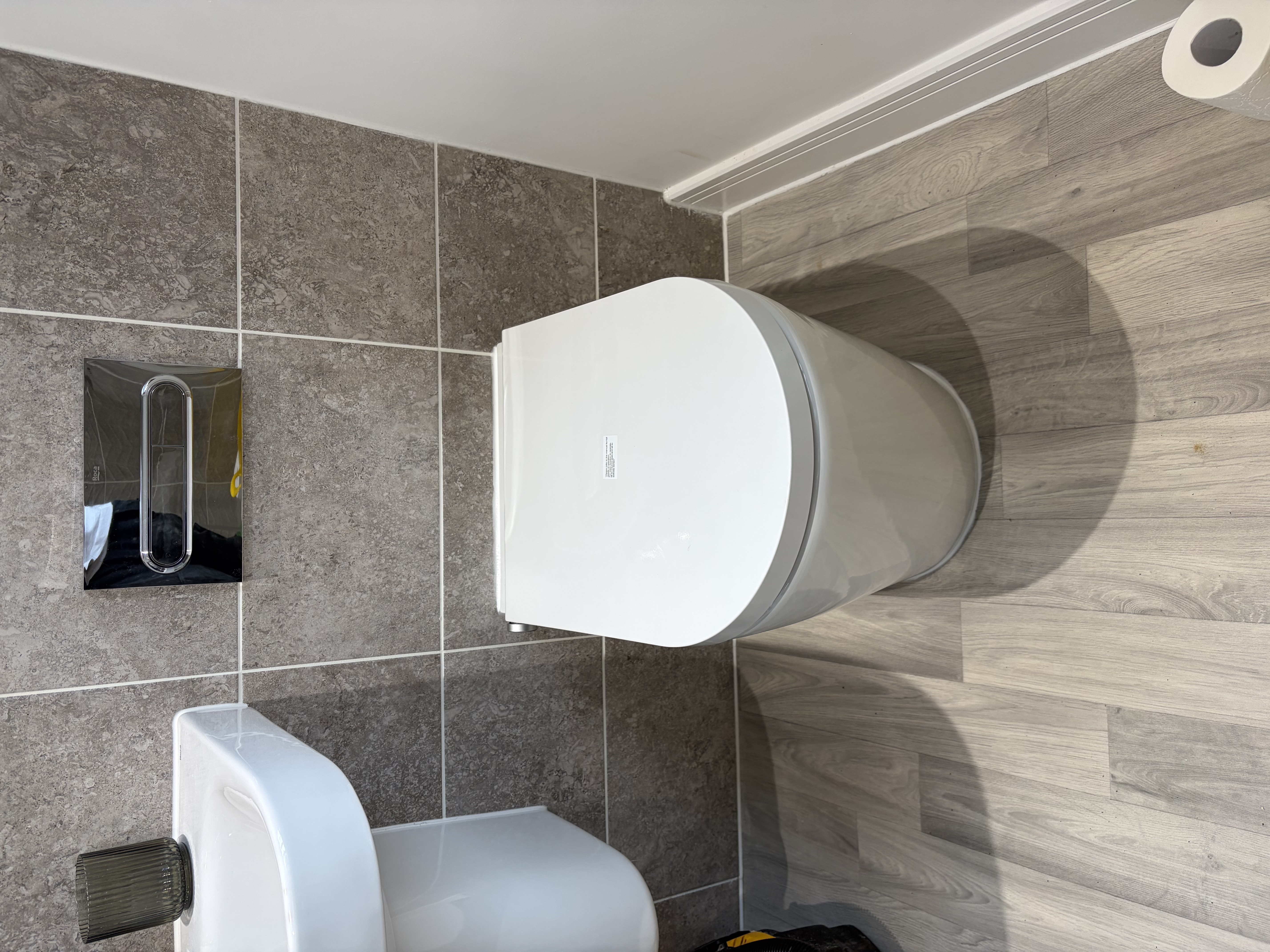 Newly fitted toilet